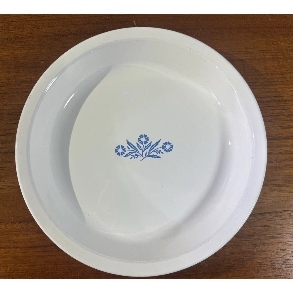 Corning Ware Vintage P-309 Pie Plate Baking Dish 9" x 1.5" Blue Cornflower